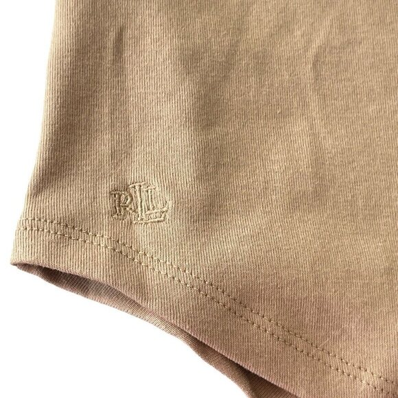 Lauren Ralph Lauren Black Label Womens Cotton Lace Up Shirt PM/M Classic Western - Picture 7 of 12